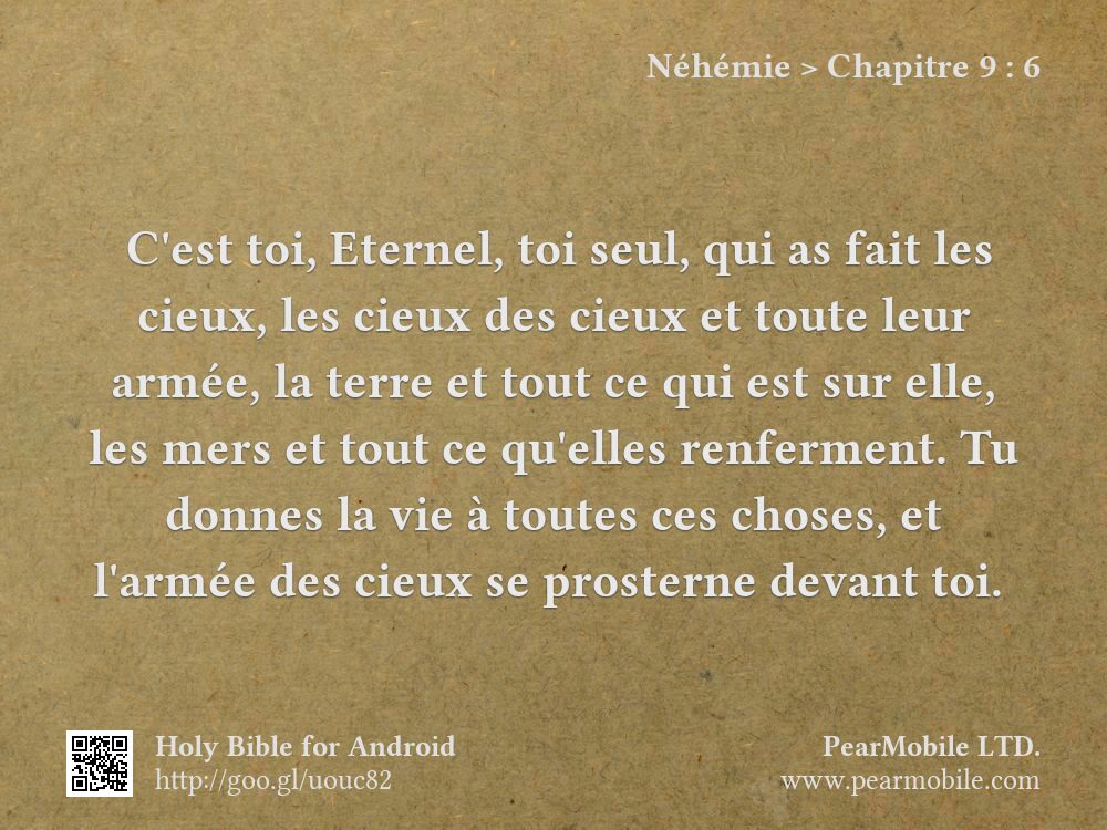 Néhémie, Chapitre 9:6